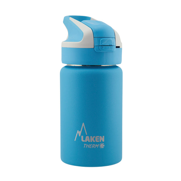 LAKEN Summit - Botella Térmica con Boquilla 0.35L en Acero Inoxidable. Cyan