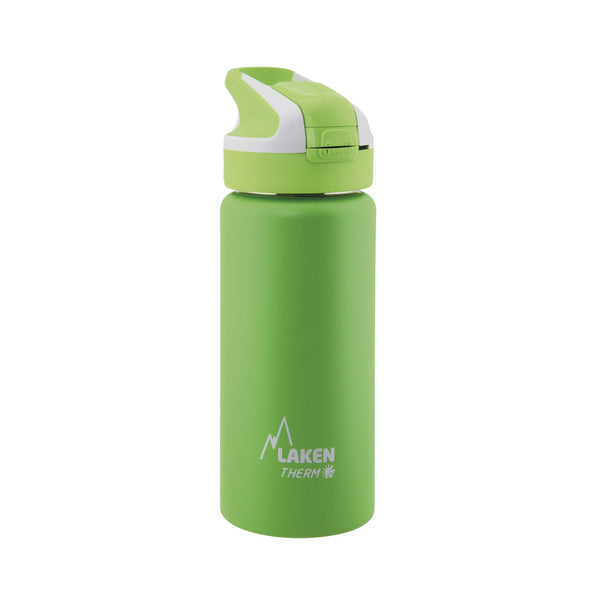 LAKEN Summit - Botella Térmica con Boquilla 0.5L en Acero Inoxidable. Verde