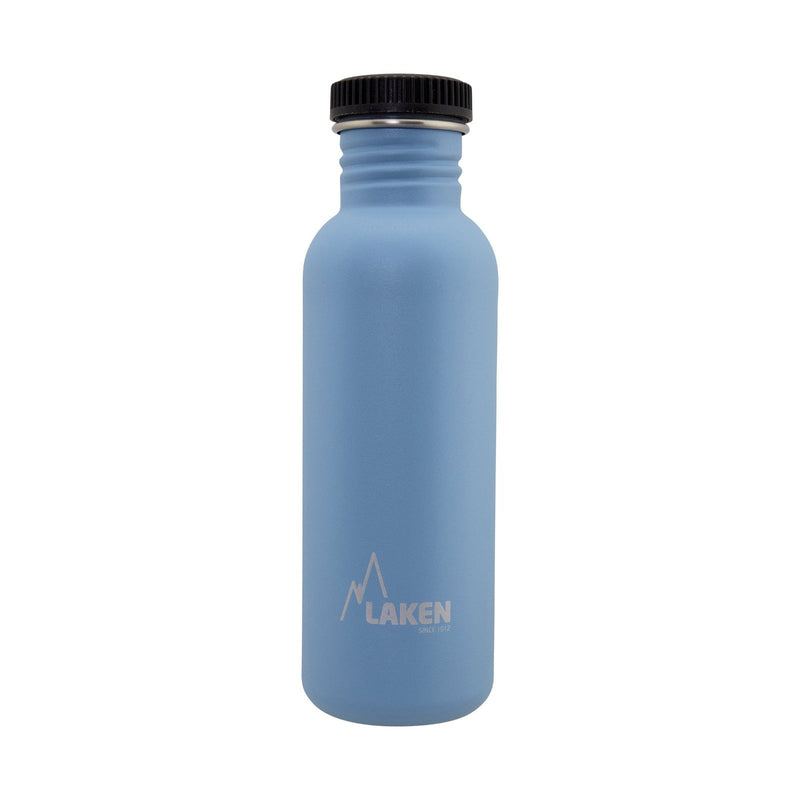 LAKEN Basic Steel - Botella de Agua 0.75L en Acero Inoxidable. Azul