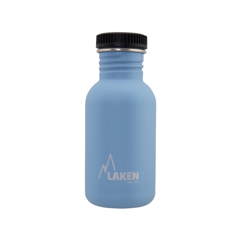 LAKEN Basic Steel - Botella de Agua 0.5L en Acero Inoxidable. Azul
