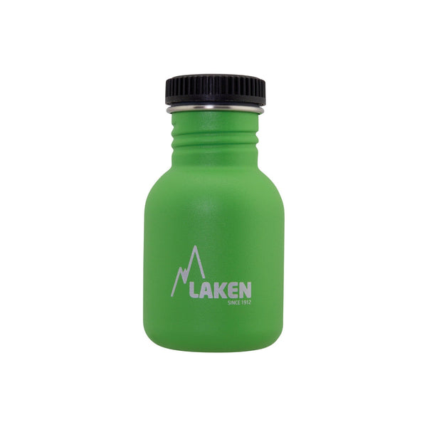 LAKEN Basic Steel - Botella de Agua 0.35L en Acero Inoxidable. Verde