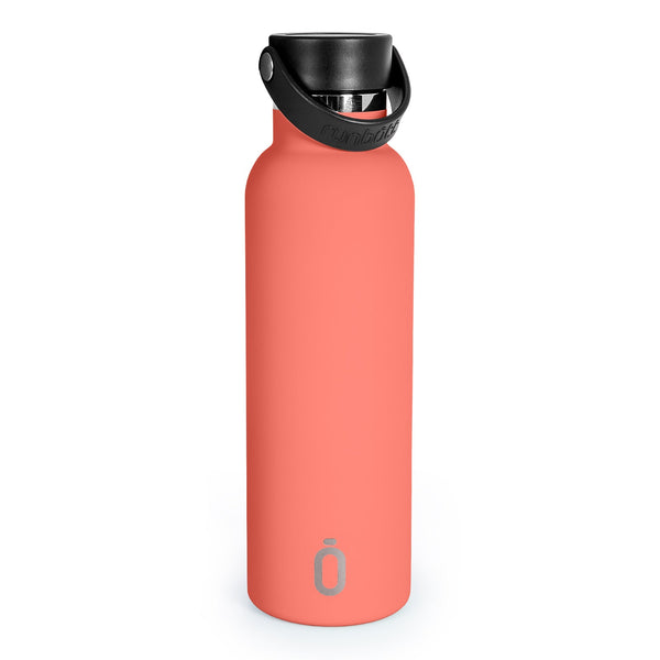 Runbott Sport - Botella Térmica Reutilizable de 0.6L con Interior Cerámico. Coral