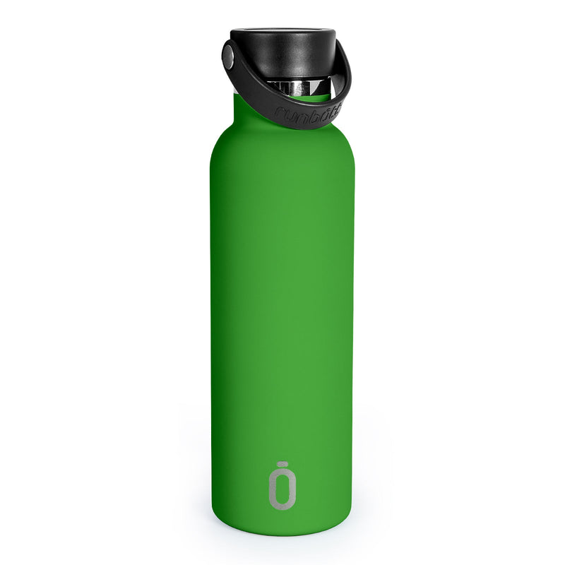 Runbott Sport - Botella Térmica de 0.6L con Doble Pared de Acero y Capa Cerámica. Verde