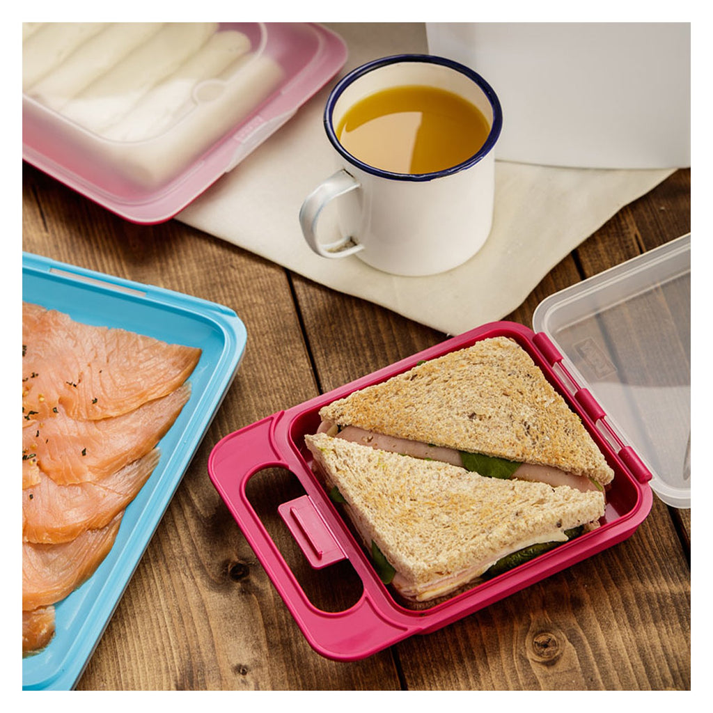 TATAY 1167103 - Porta Sandwich Infantil Reutilizable y Ecológico, Naranja