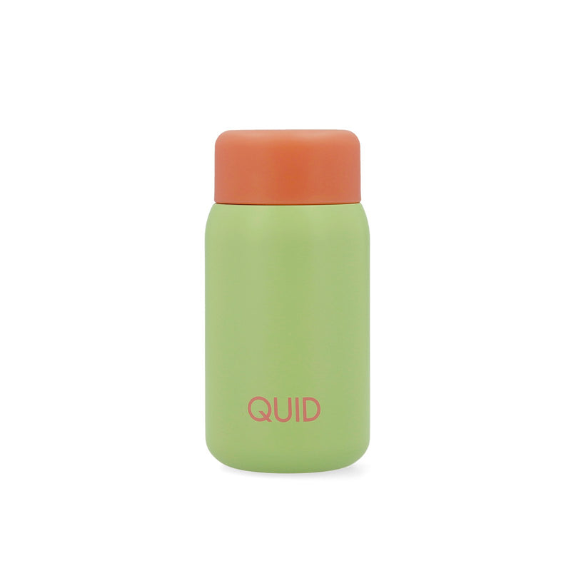 QUID Samba - Termo Reutilizable en Acero Inoxidable, 0.26L en Color Verde-Naranja