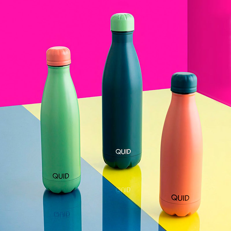 QUID Samba - Botella Térmica 0.35L en Acero Inoxidable con Doble Capa de Vacío