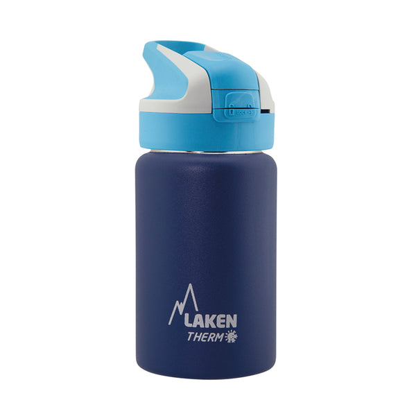 LAKEN Summit - Botella Térmica con Boquilla 0.35L en Acero Inoxidable. Azul