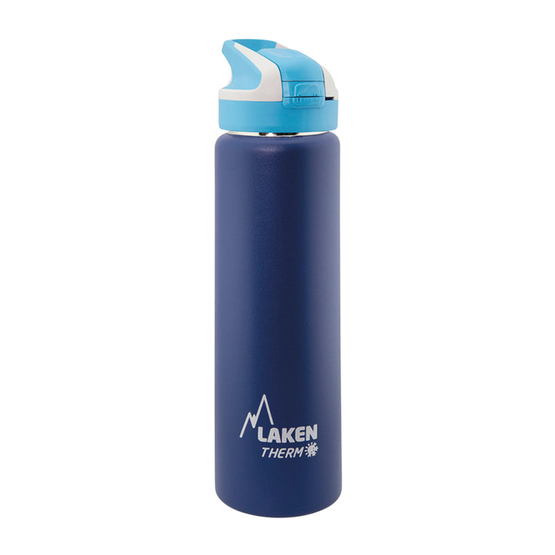 LAKEN Summit - Botella Térmica con Boquilla 0.75L en Acero Inoxidable. Azul