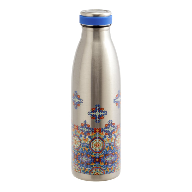 JAVIER - Botella Térmica Reutilizable en Acero Inoxidable, 500 ml, Colección Arabesque