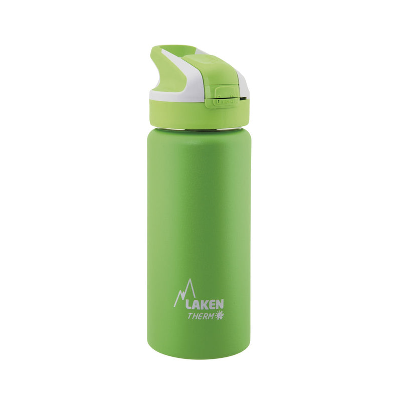 LAKEN Summit - Botella Térmica con Boquilla 0.5L en Acero Inoxidable. Verde